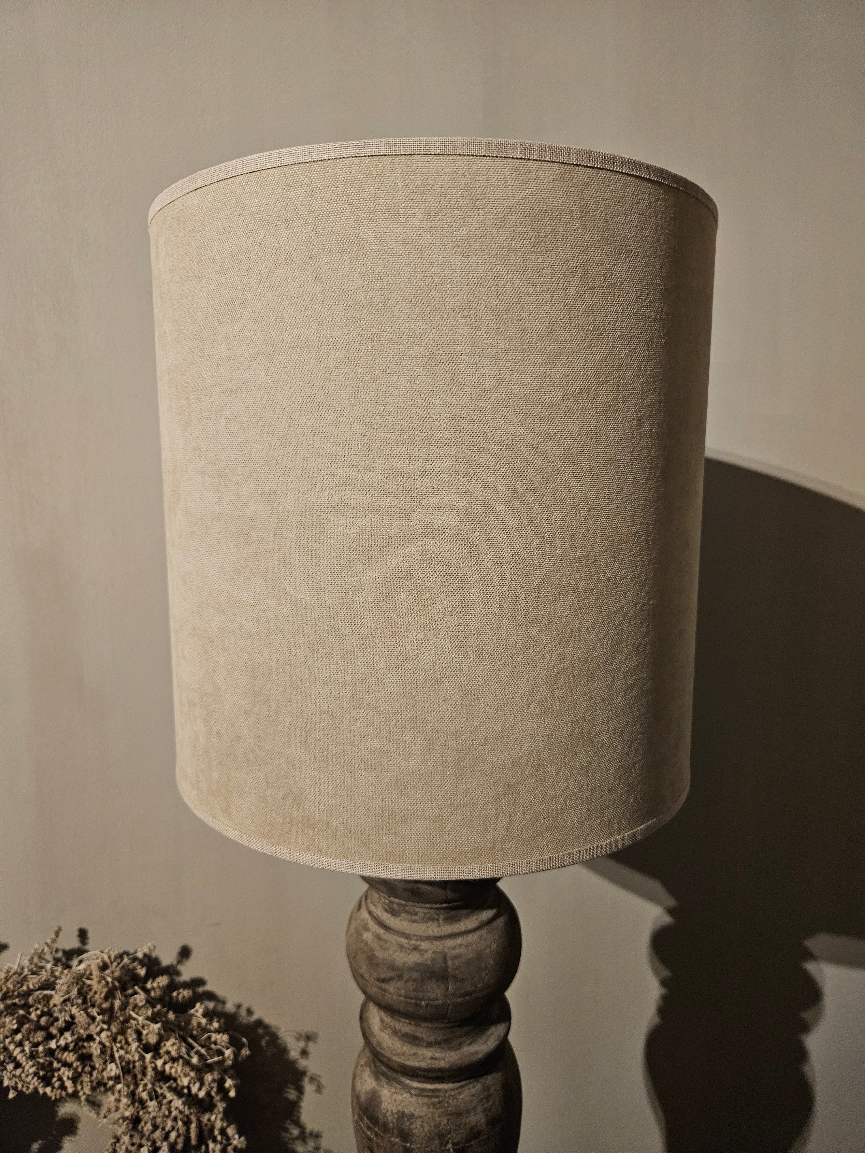 Cilinder Lampenkap Beige