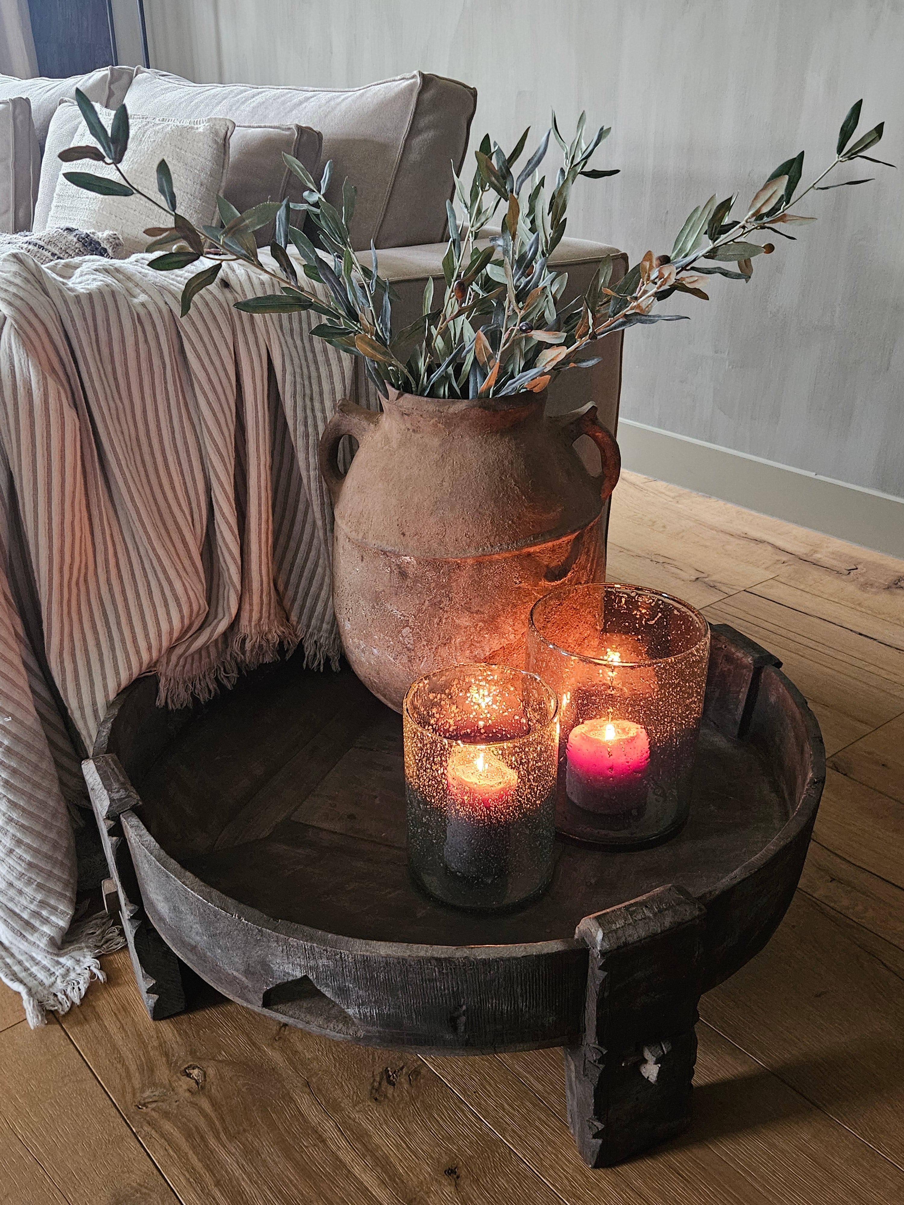 Houten bijzettafel