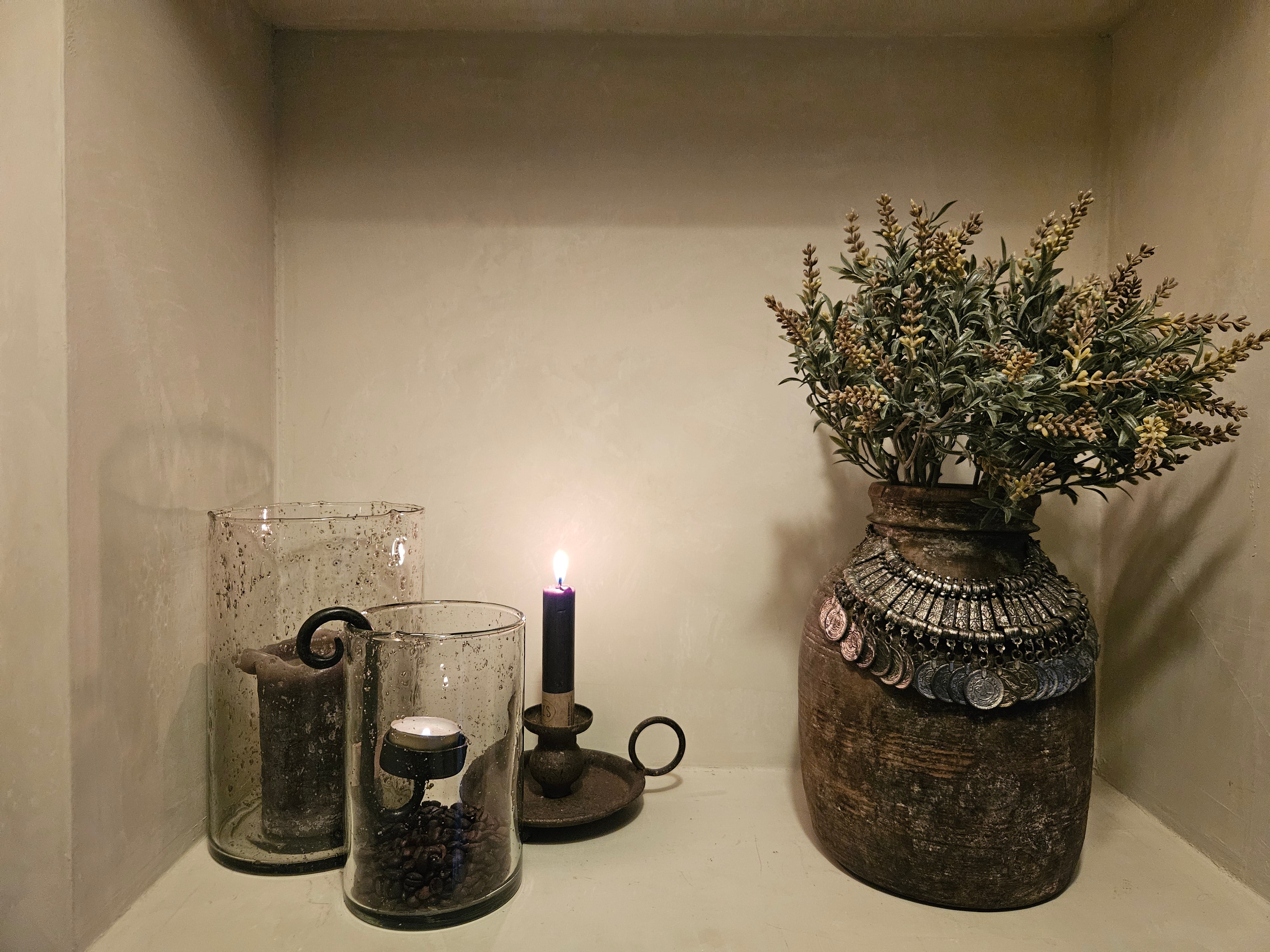 Houten nepalese pot