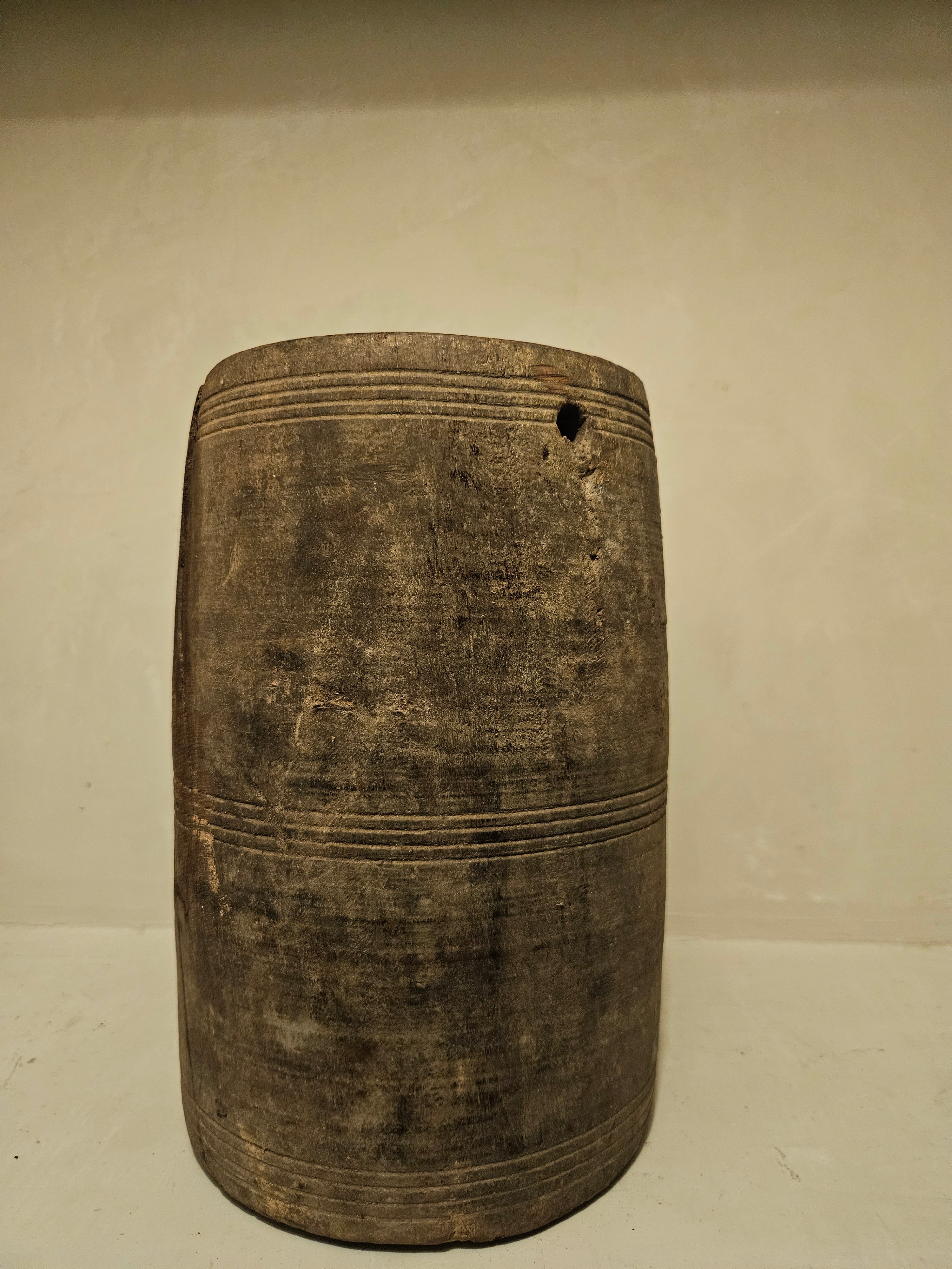 Landelijk houten pot