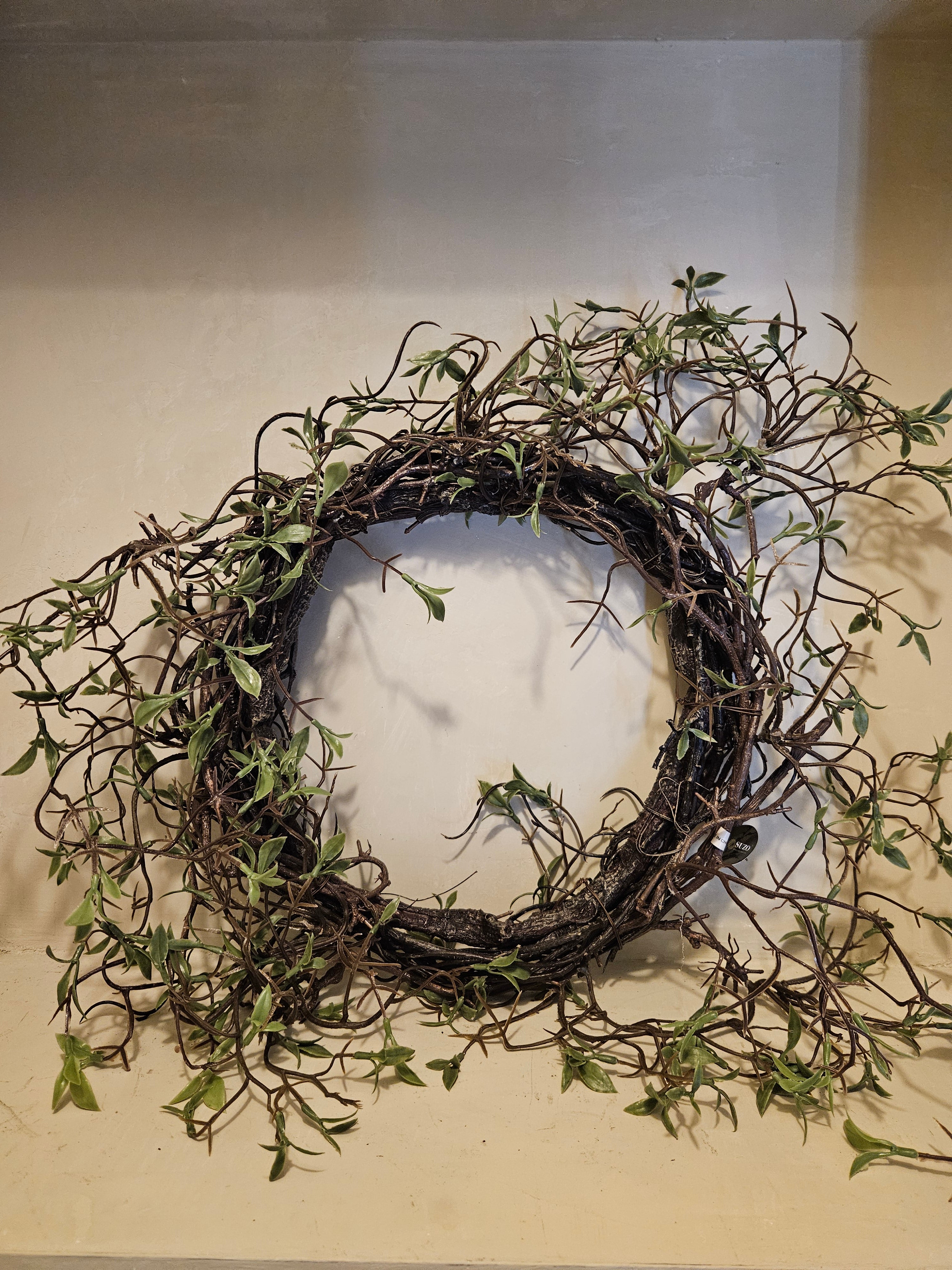 Twijgenkrans kunstgroen