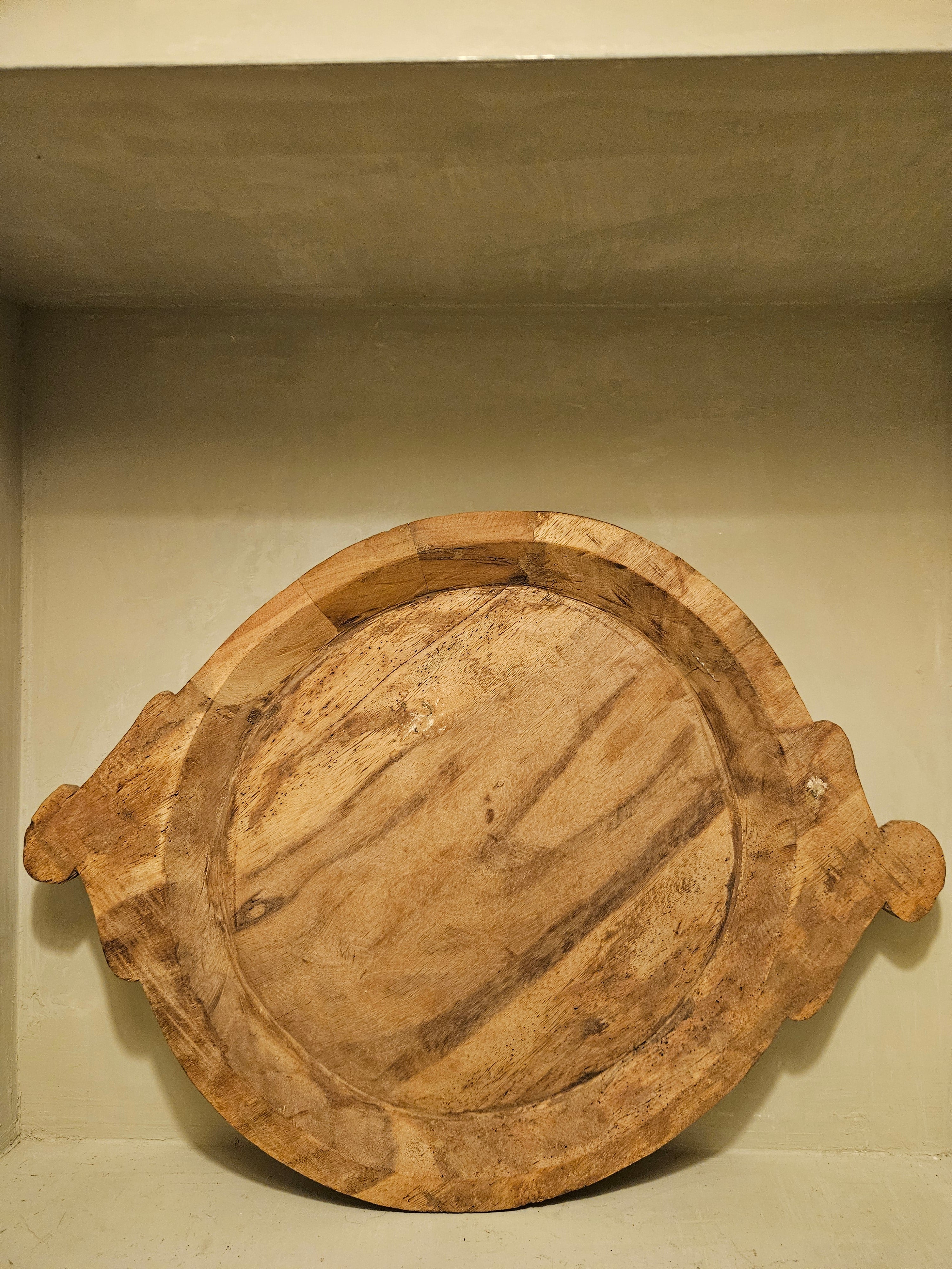Landelijk houten schaal