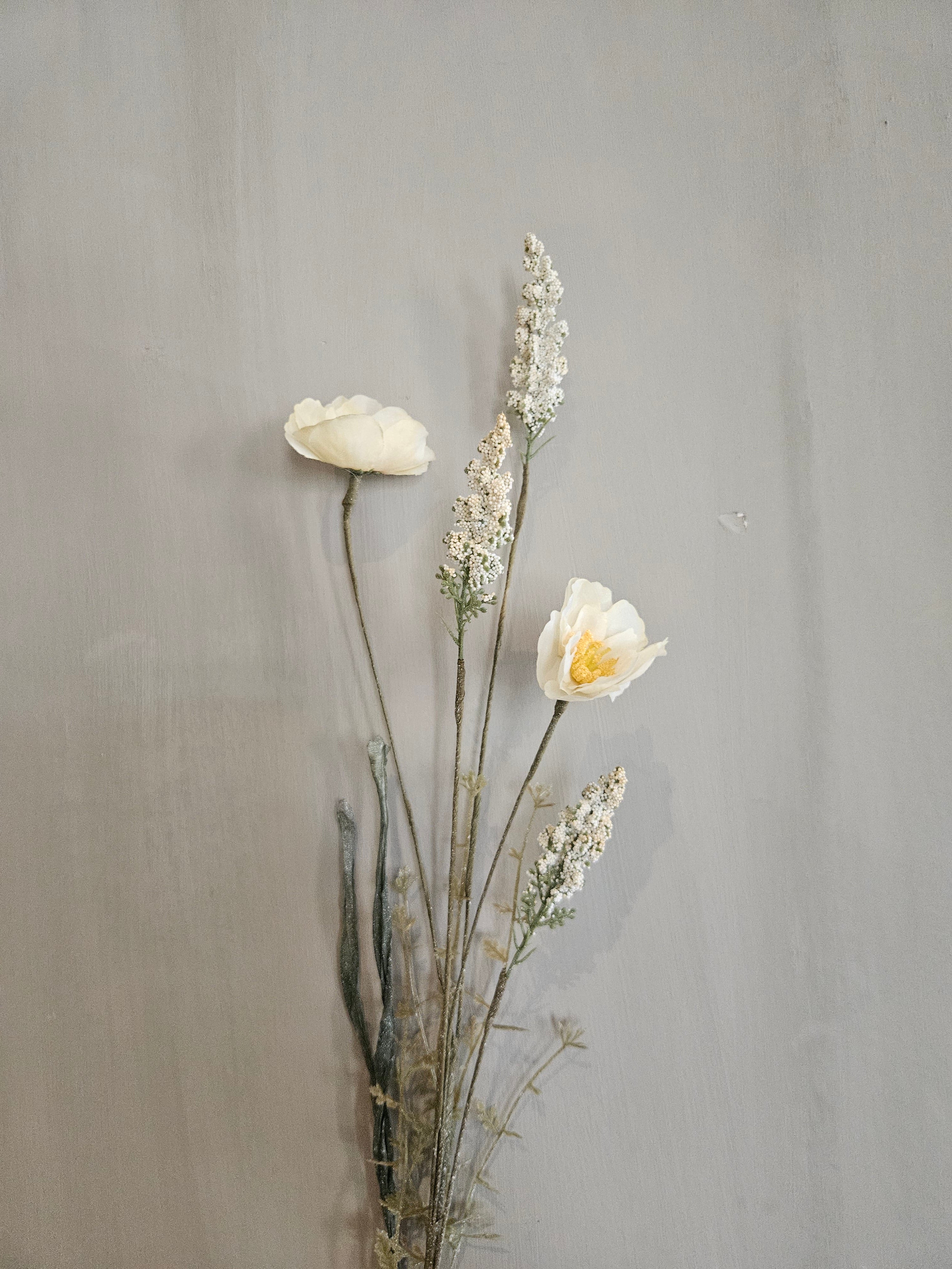 Kunsttak Poppy wit