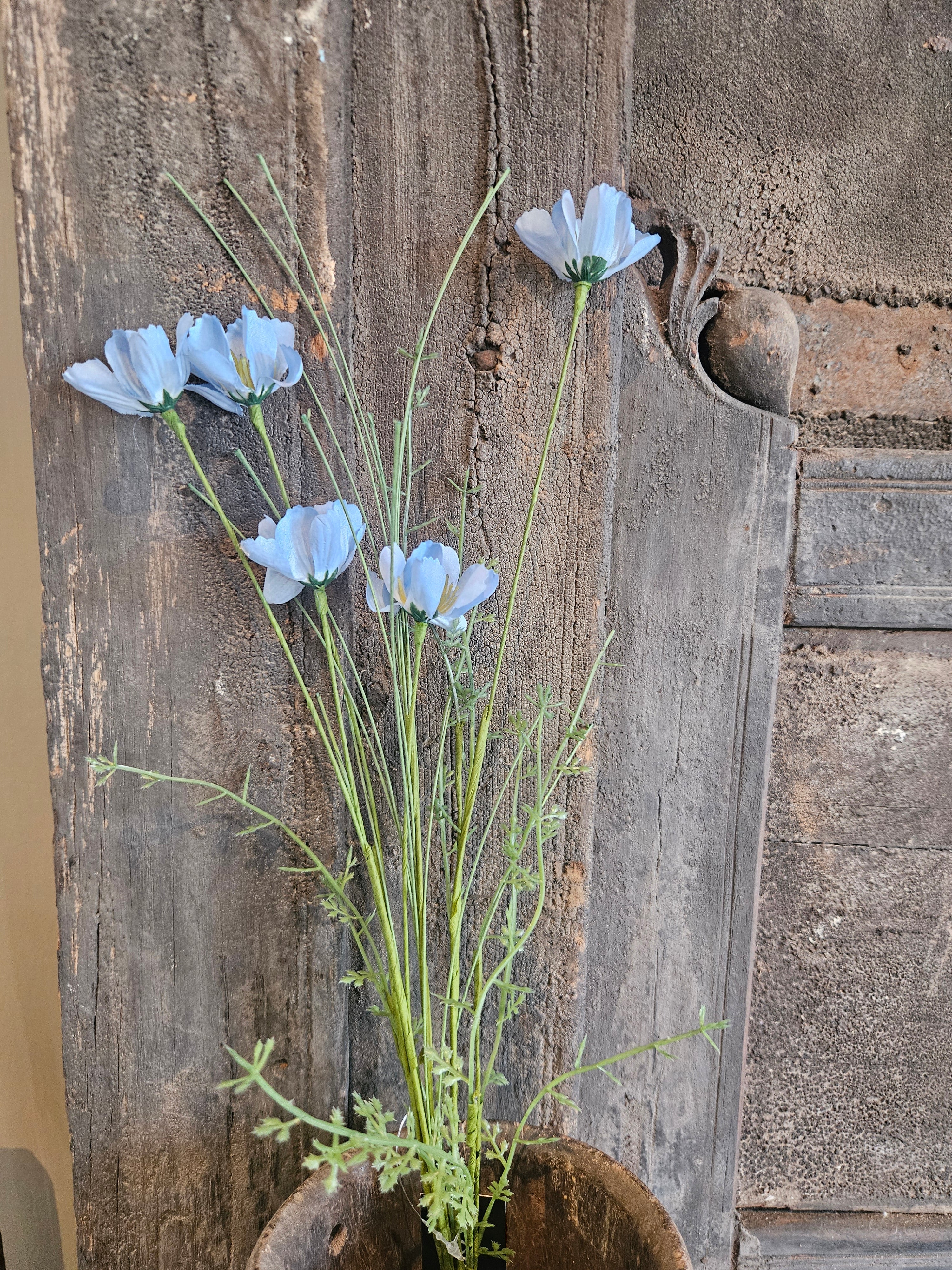 Kunstbloem lichtblauw