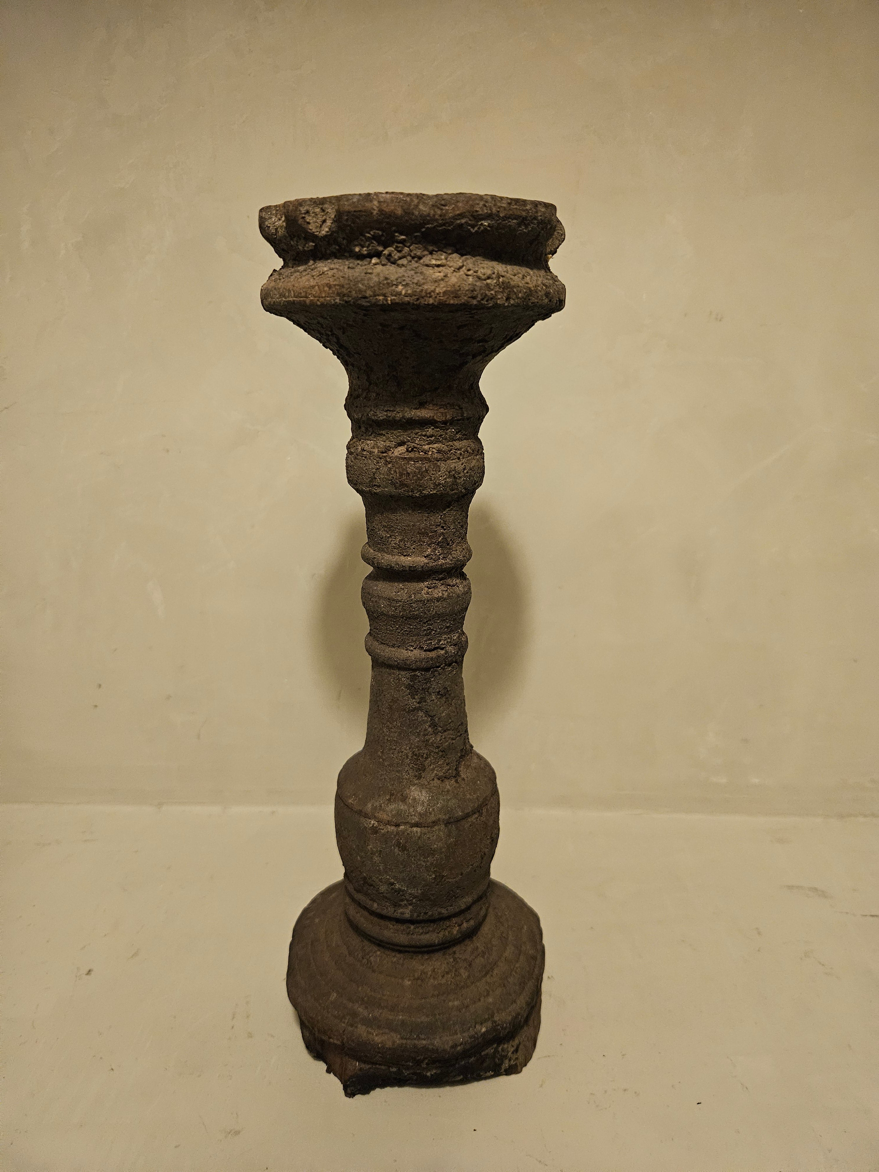 houten kandelaar 30 cm