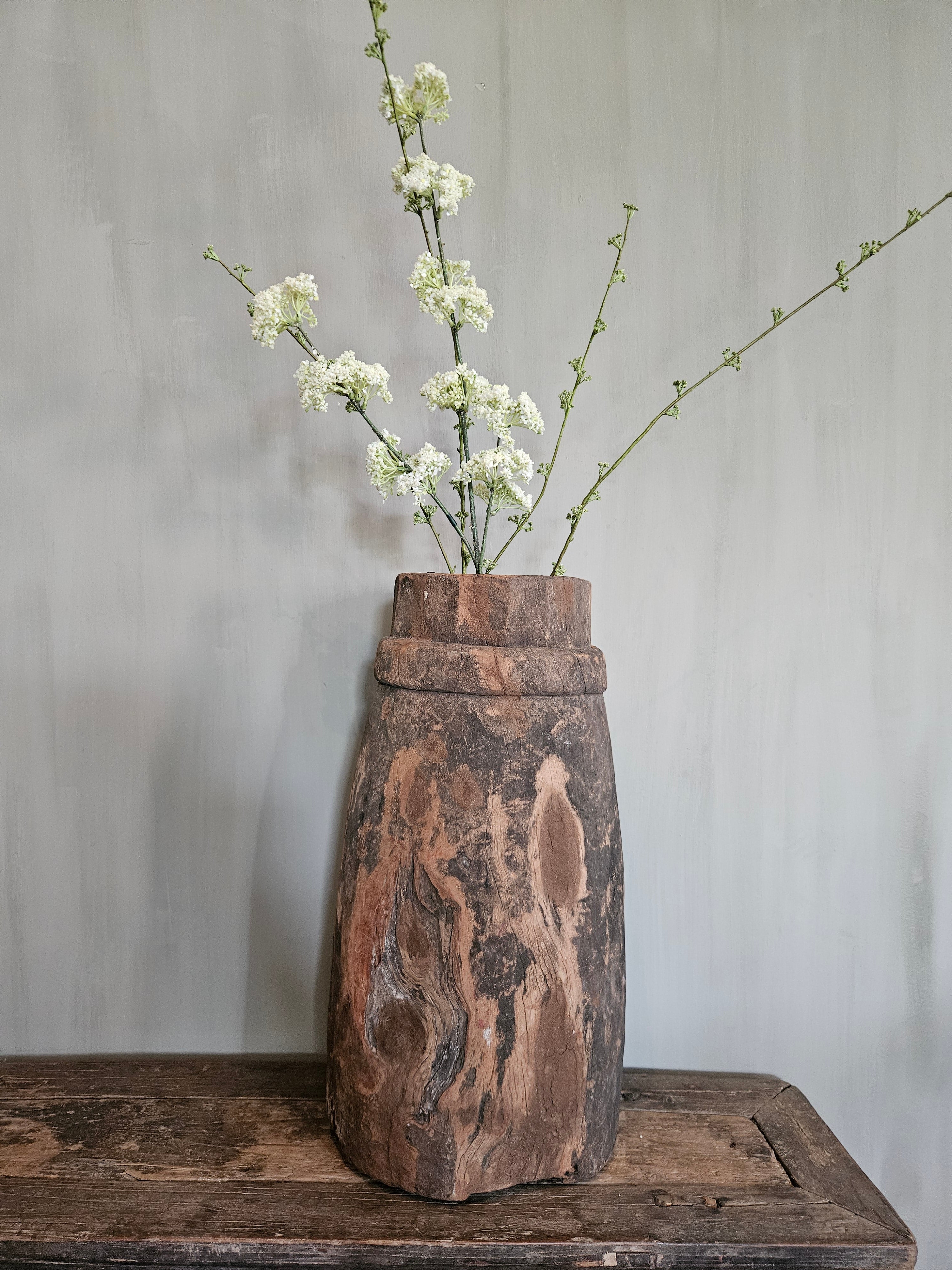 massief houten pot 57 cm