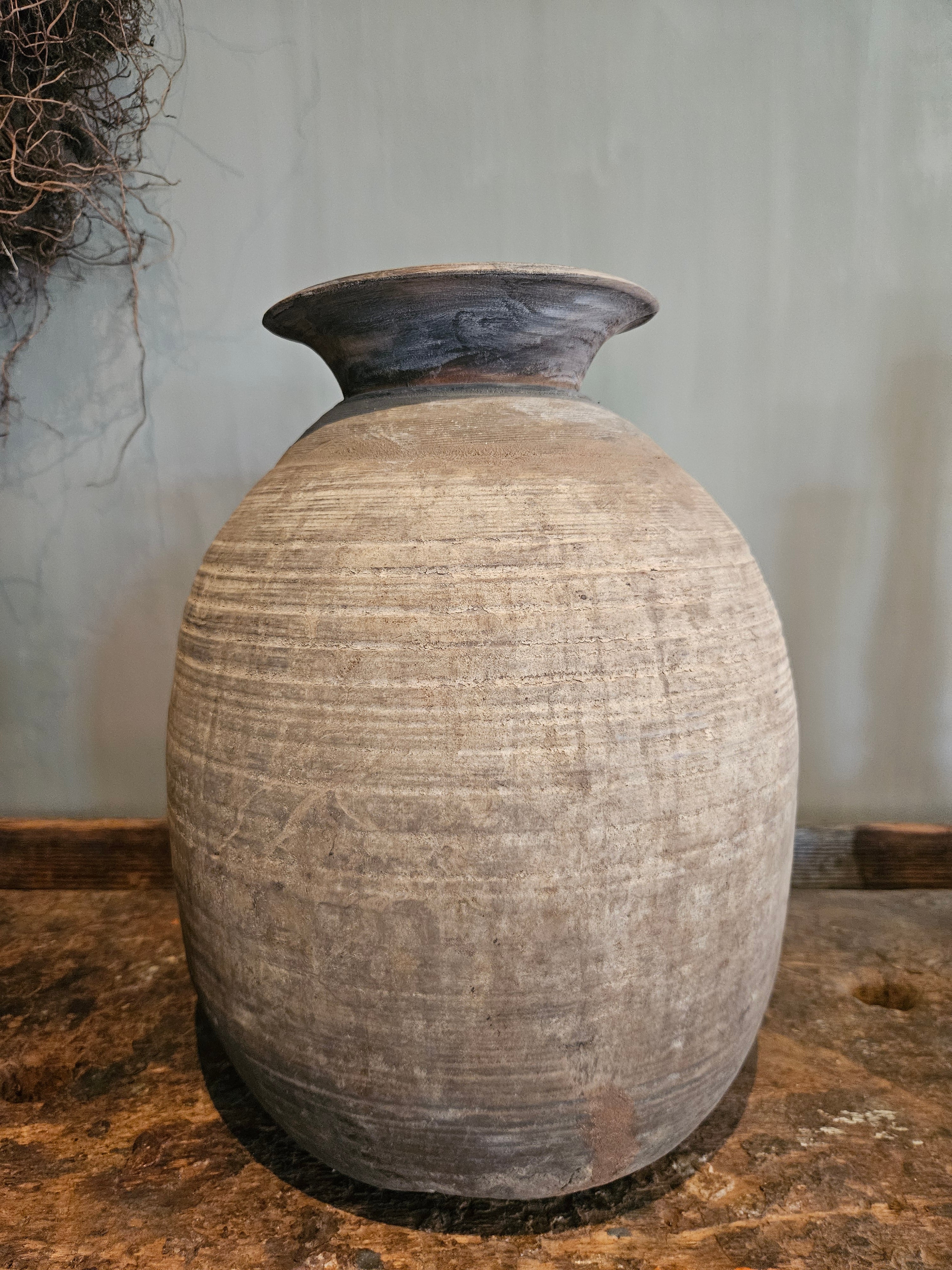 Landelijk houten kruik