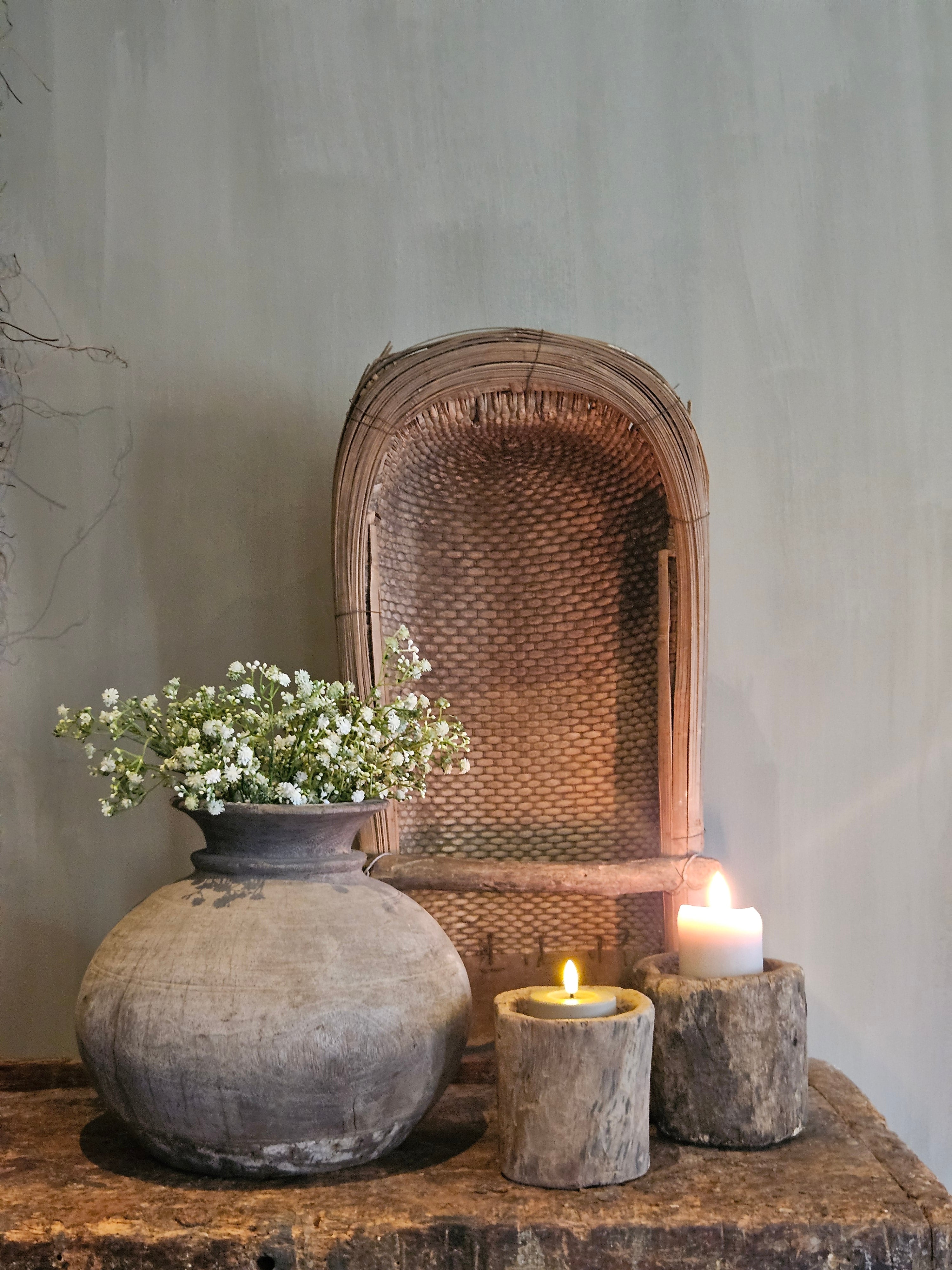 Authentieke houten kruik