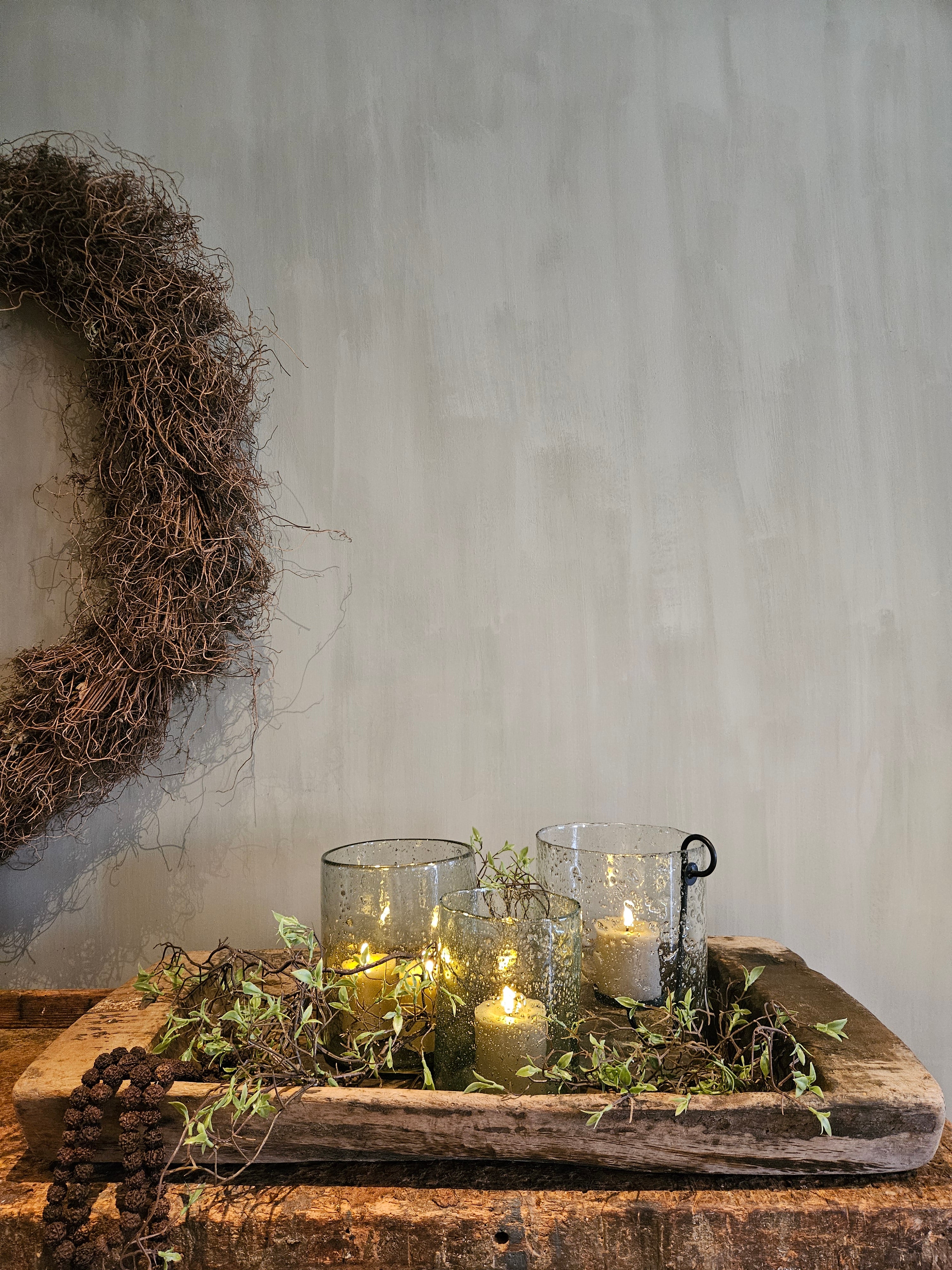 authentieke houten trog