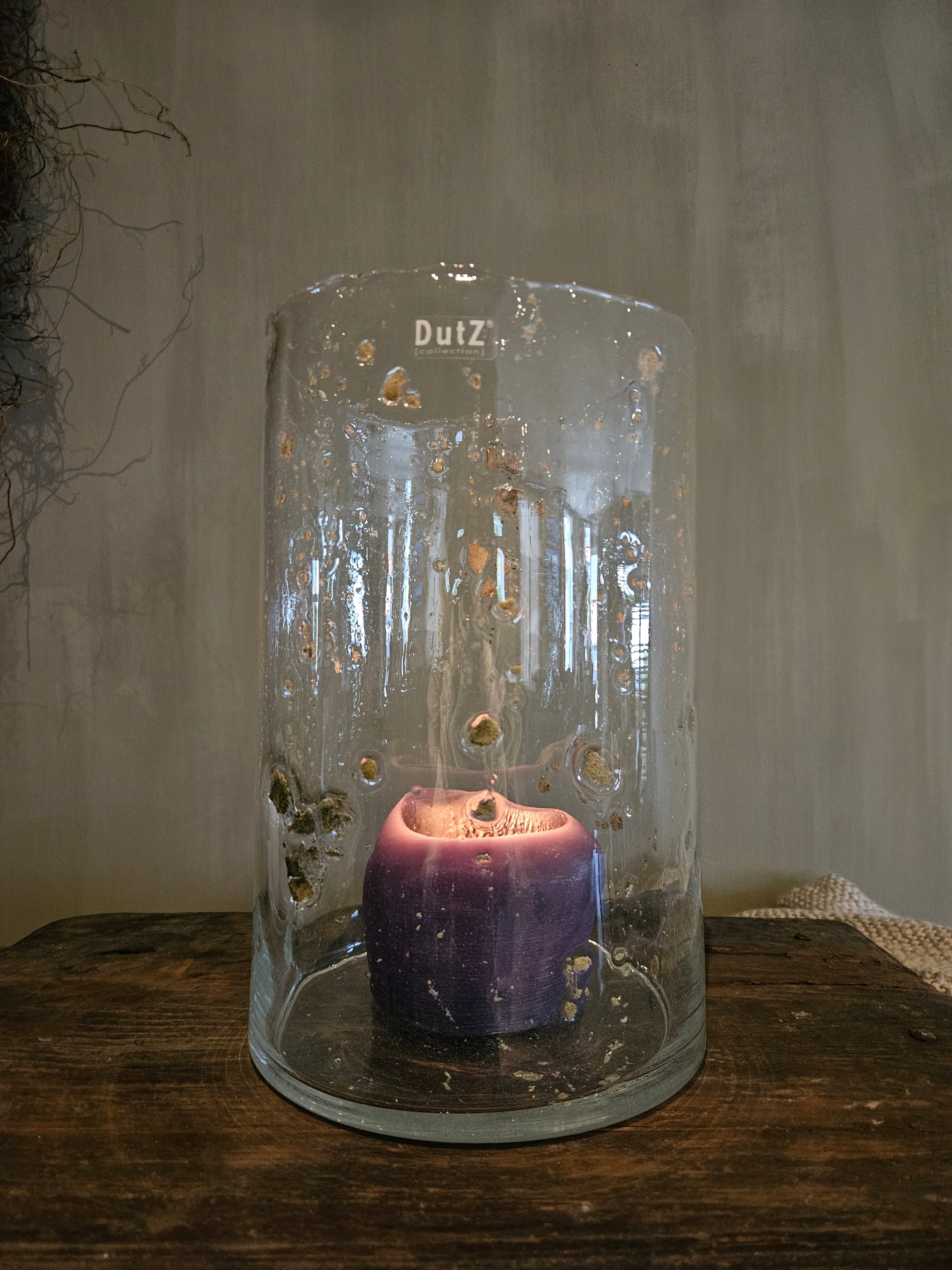 landelijk windlicht glas