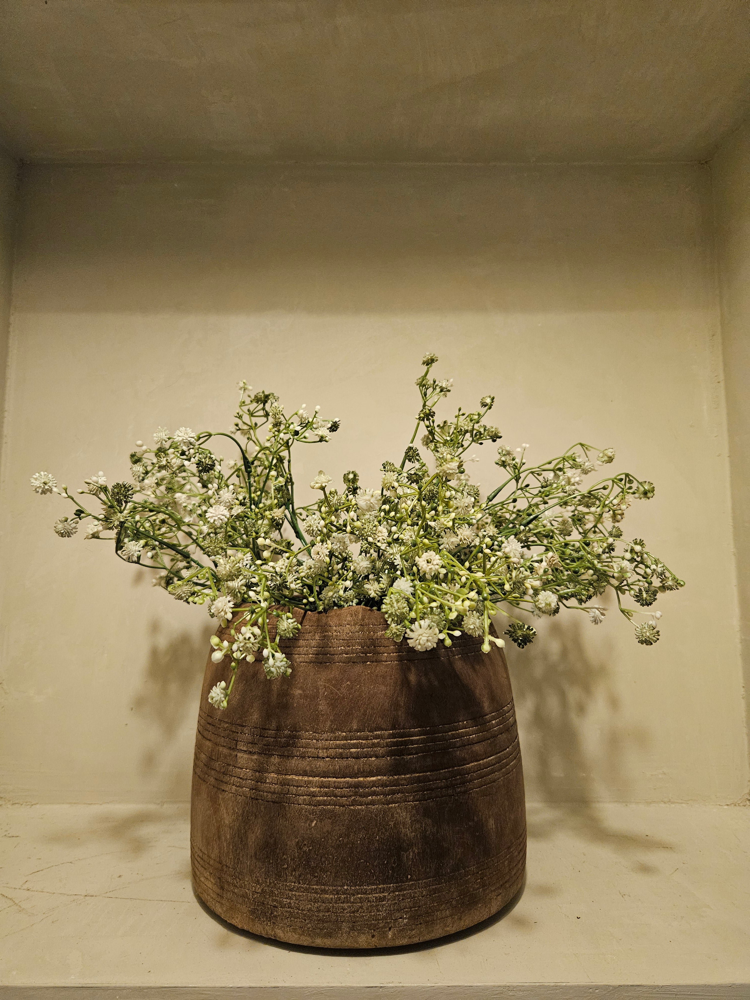 Rustiek houten pot