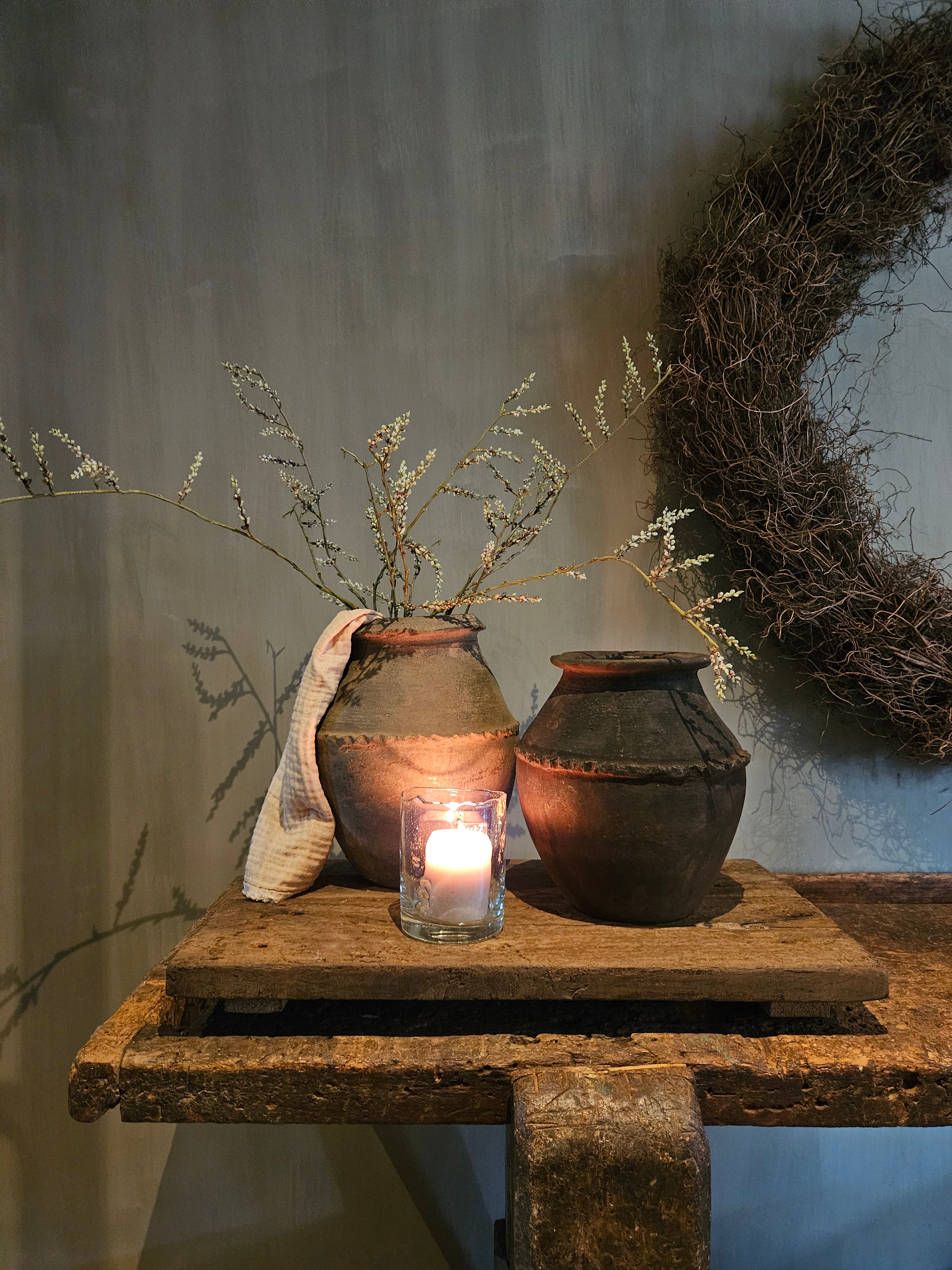 Kruik landelijk interieur