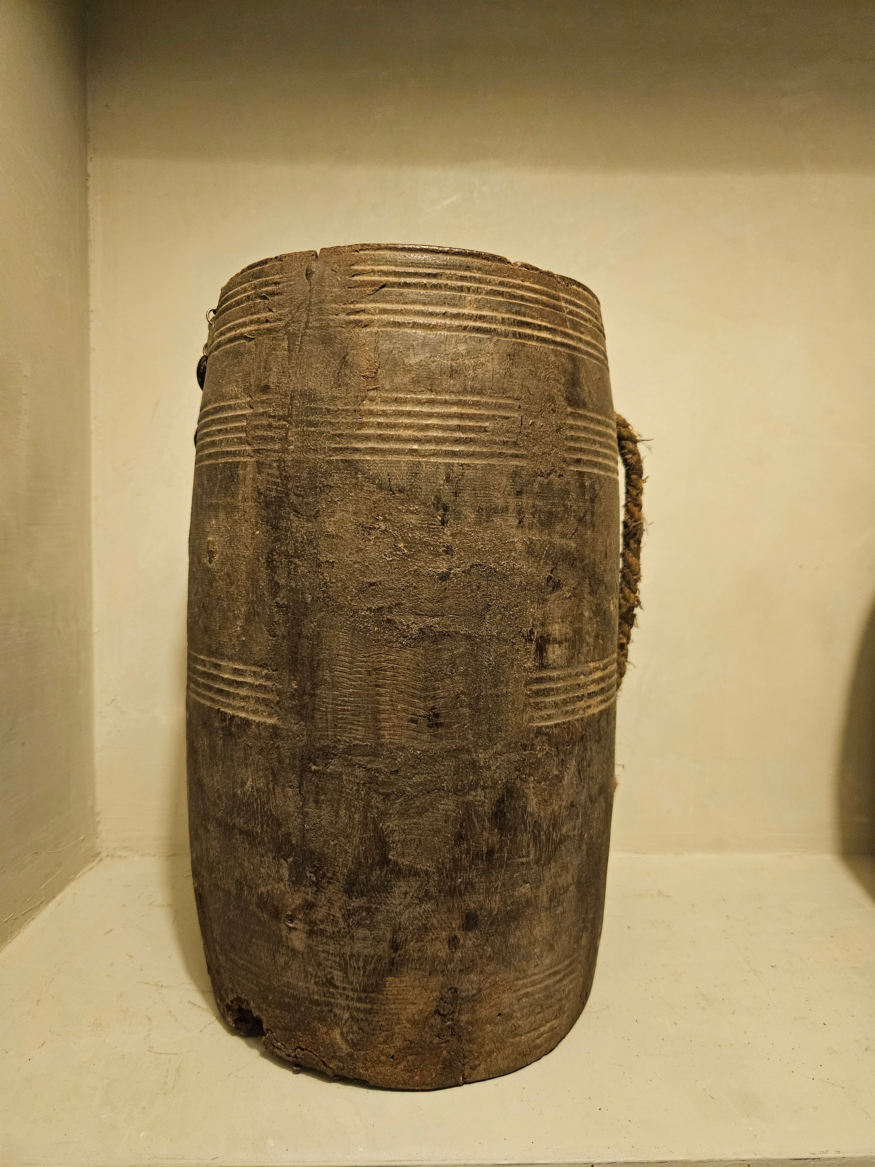 Houten pot landelijk