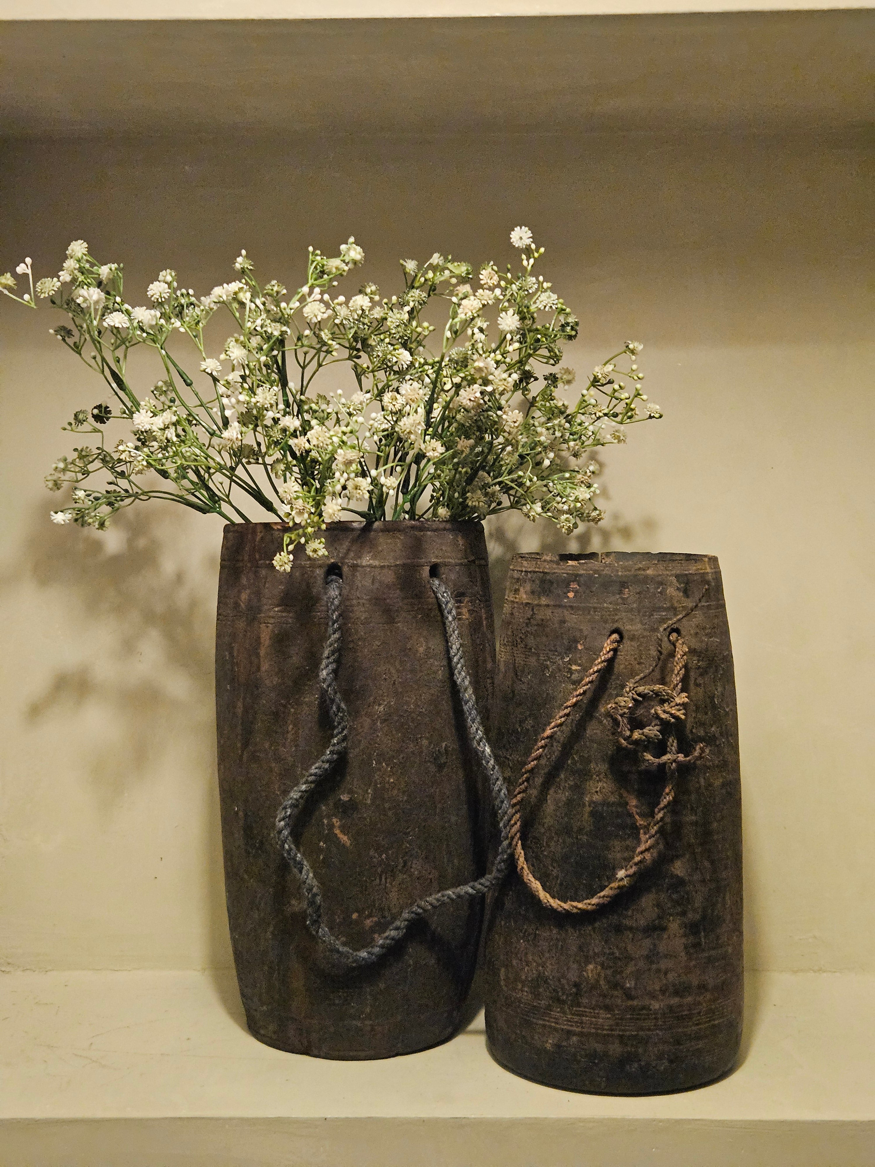 Landelijk houten kruik
