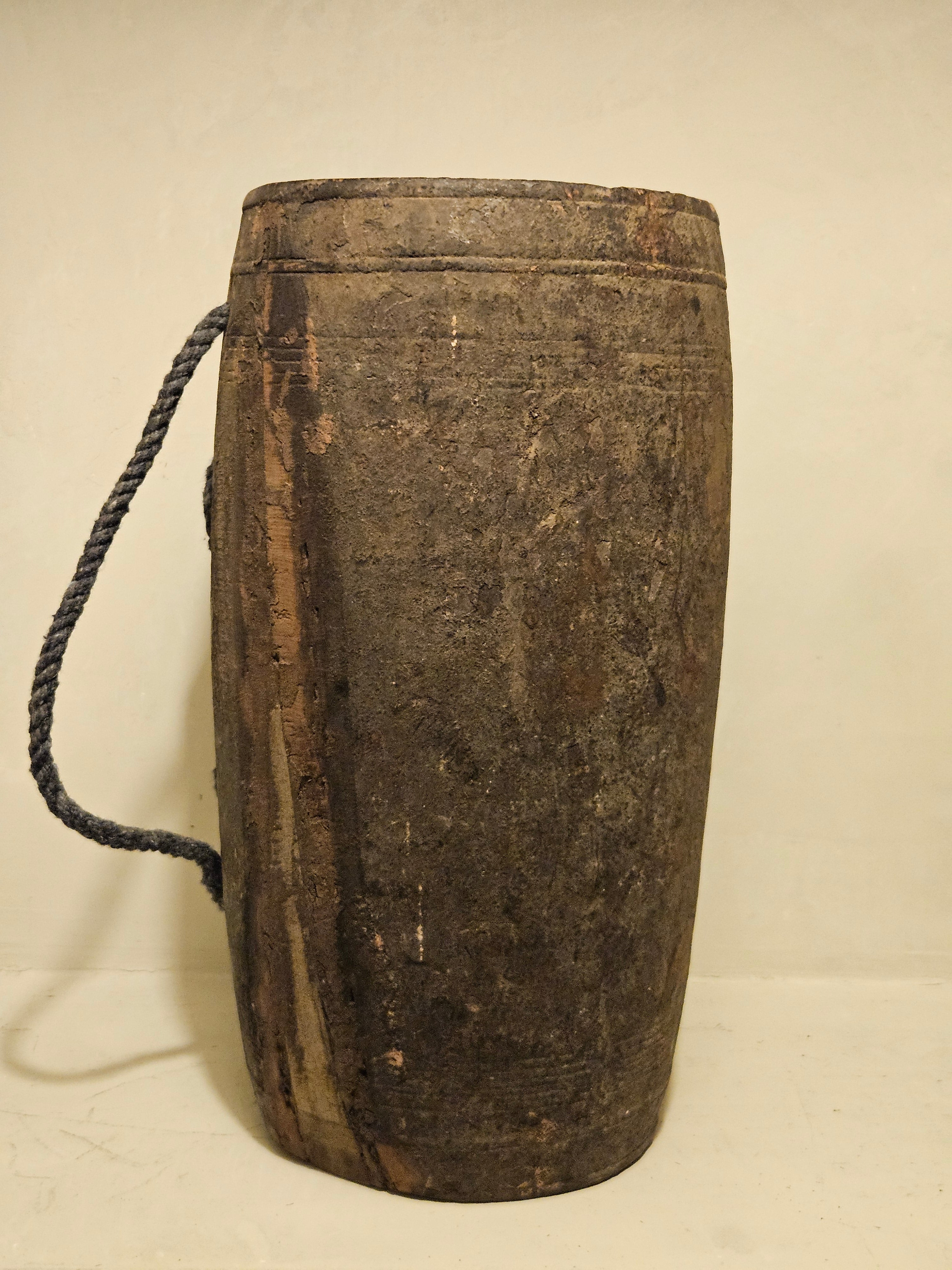 authentiek houten pot