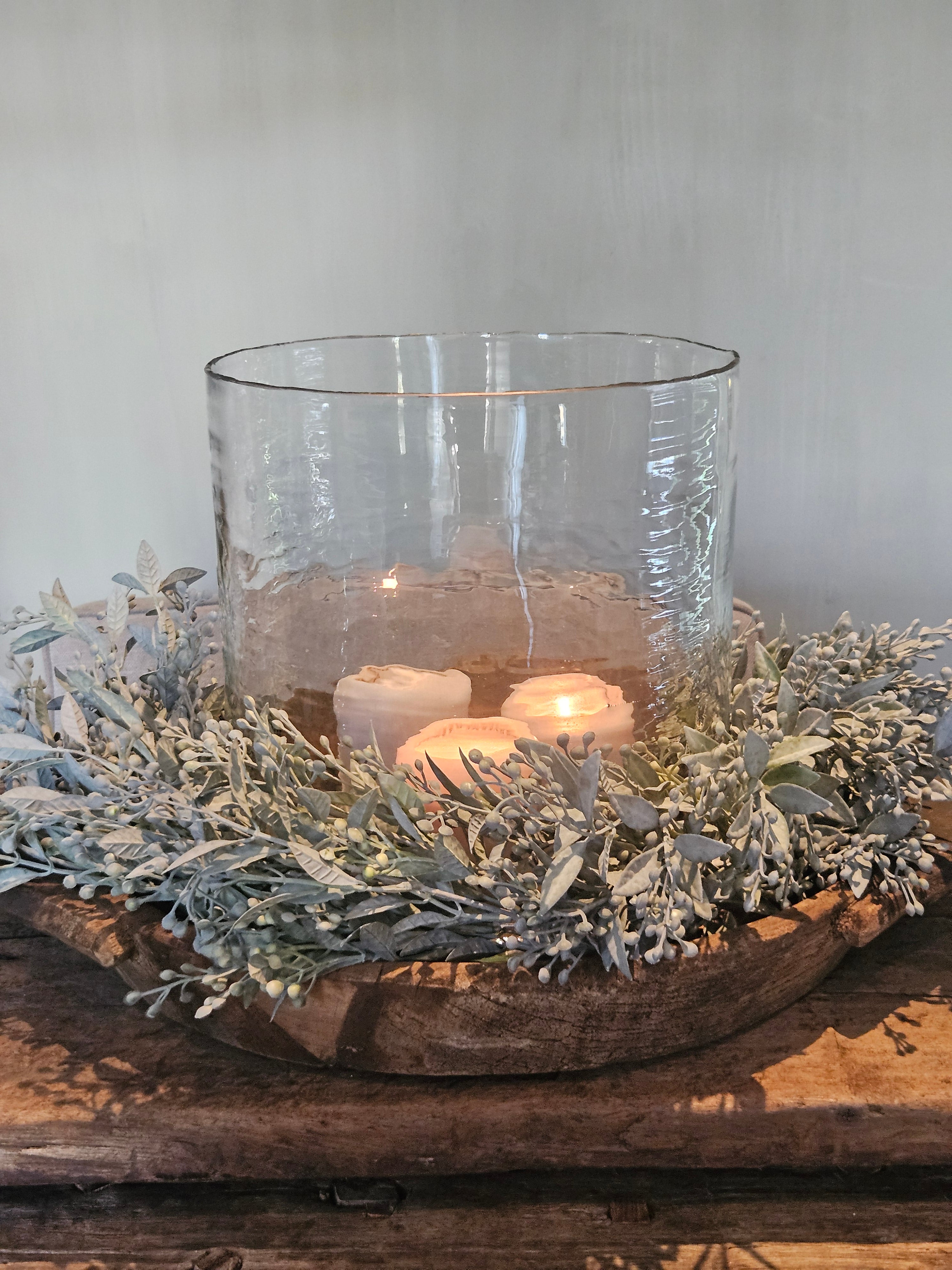 Groot windlicht glas
