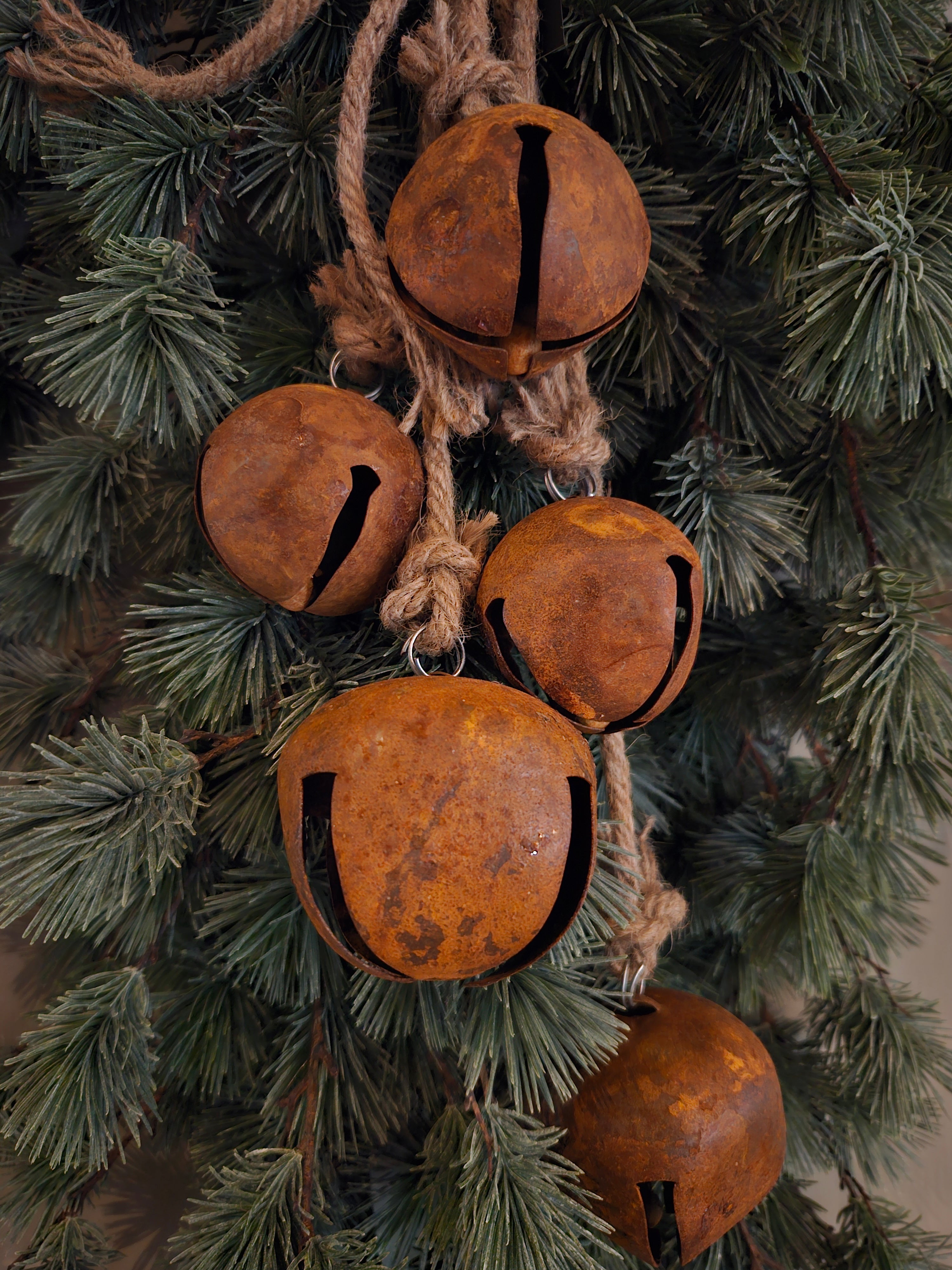 landelijke kerstdecoratie