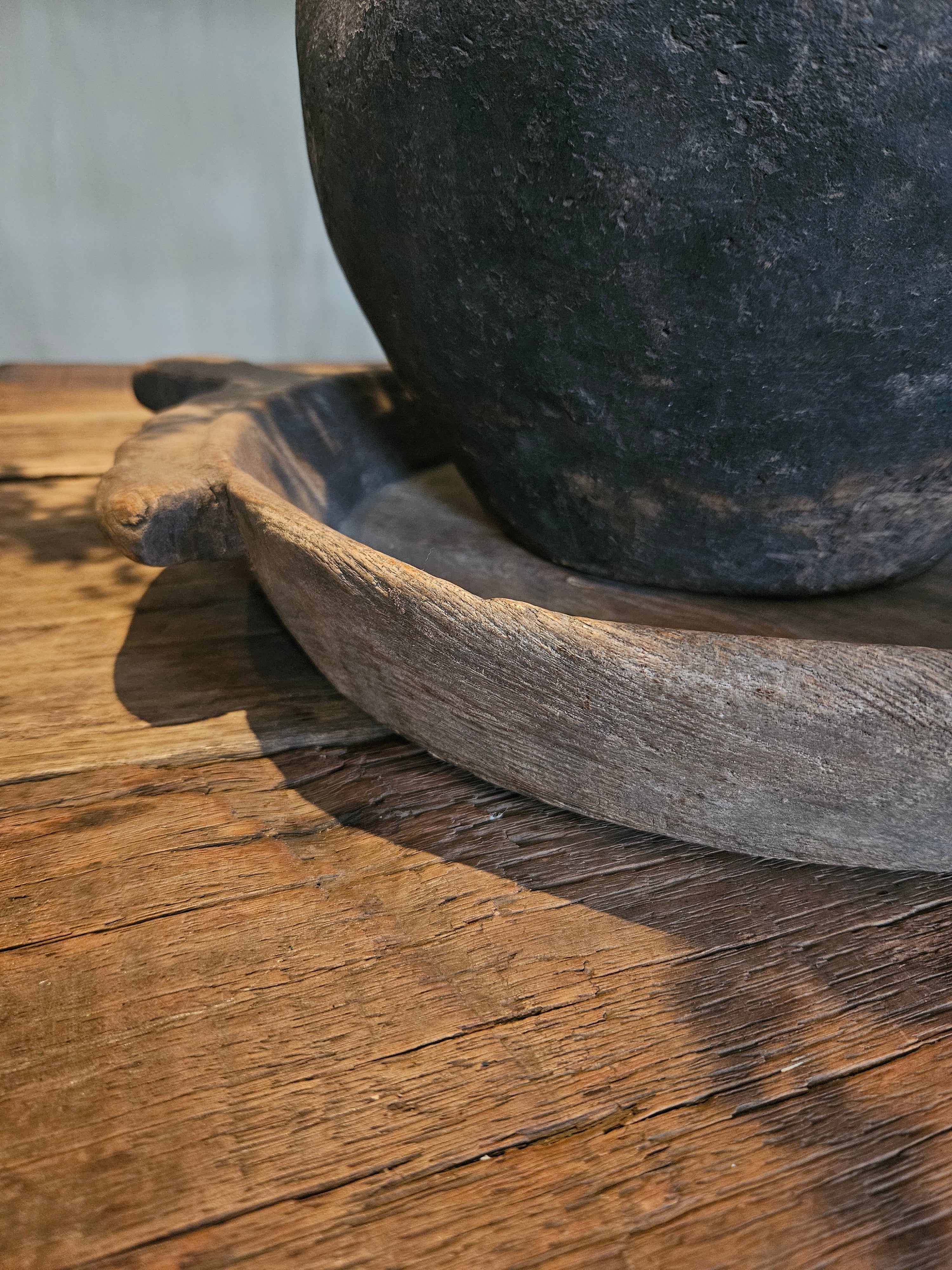 Houten chapati schaal 37 cm