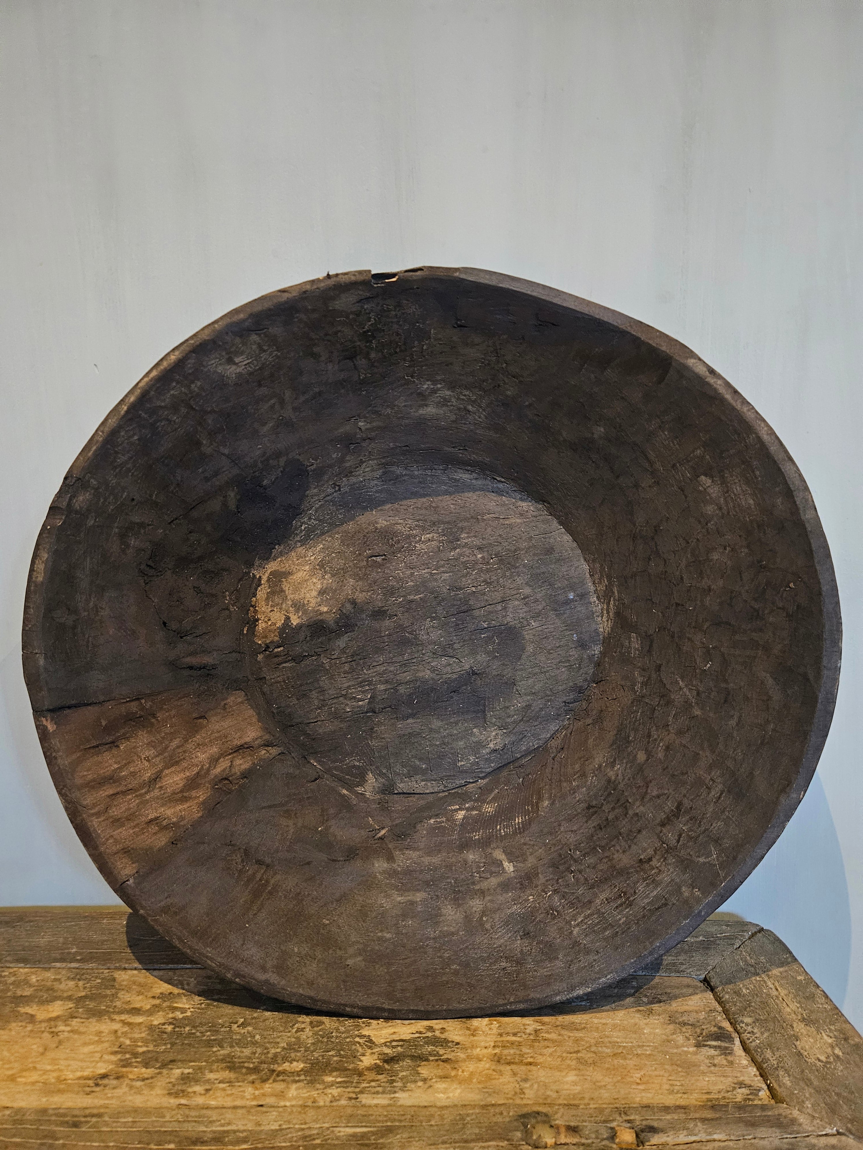 Landelijk houten schaal 48 cm