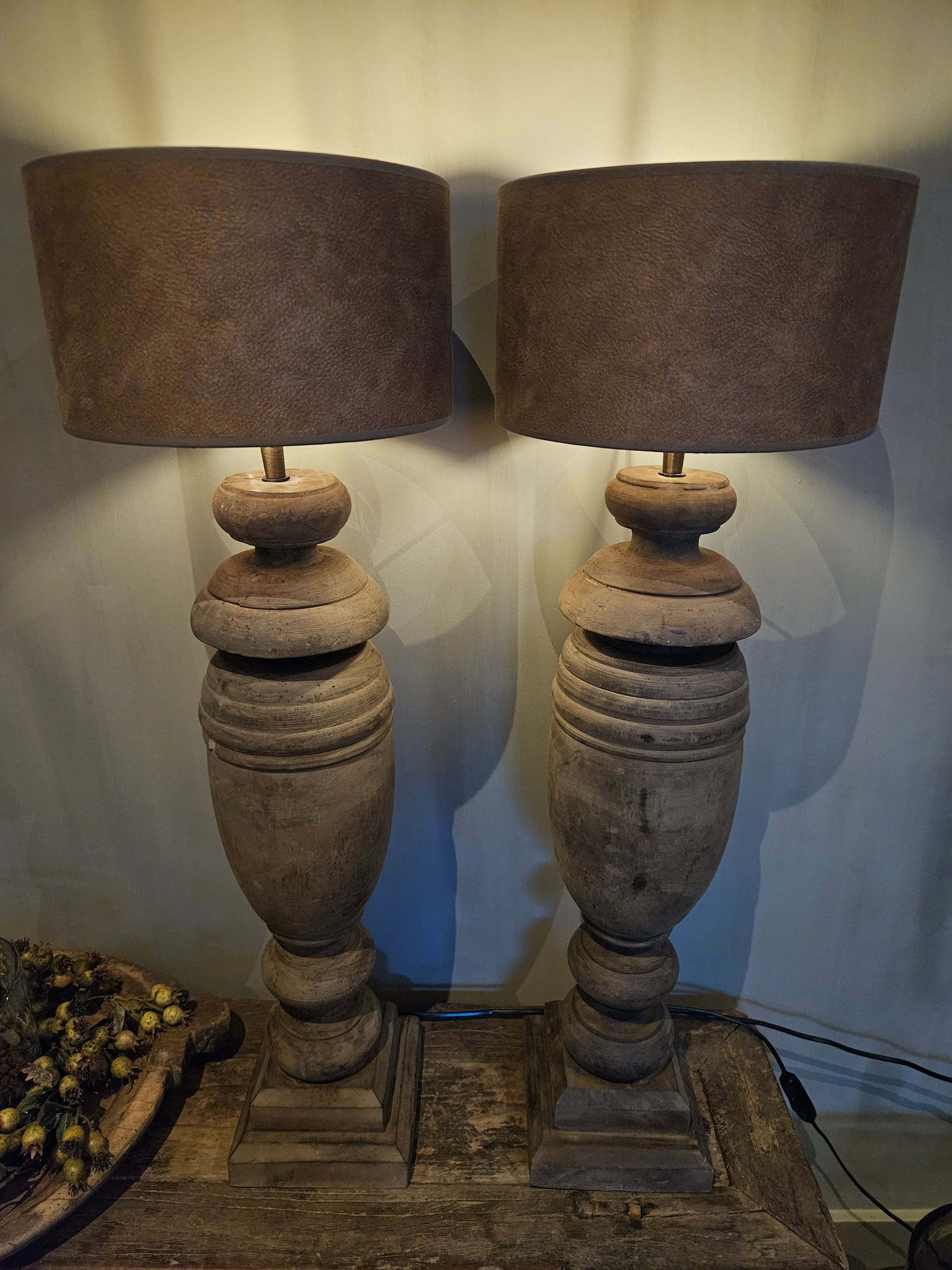 Baluster lampenvoet 70 cm