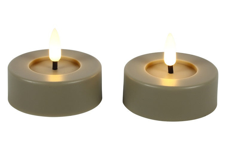 Countryfield Maxi Theelichten set van 2 Beige