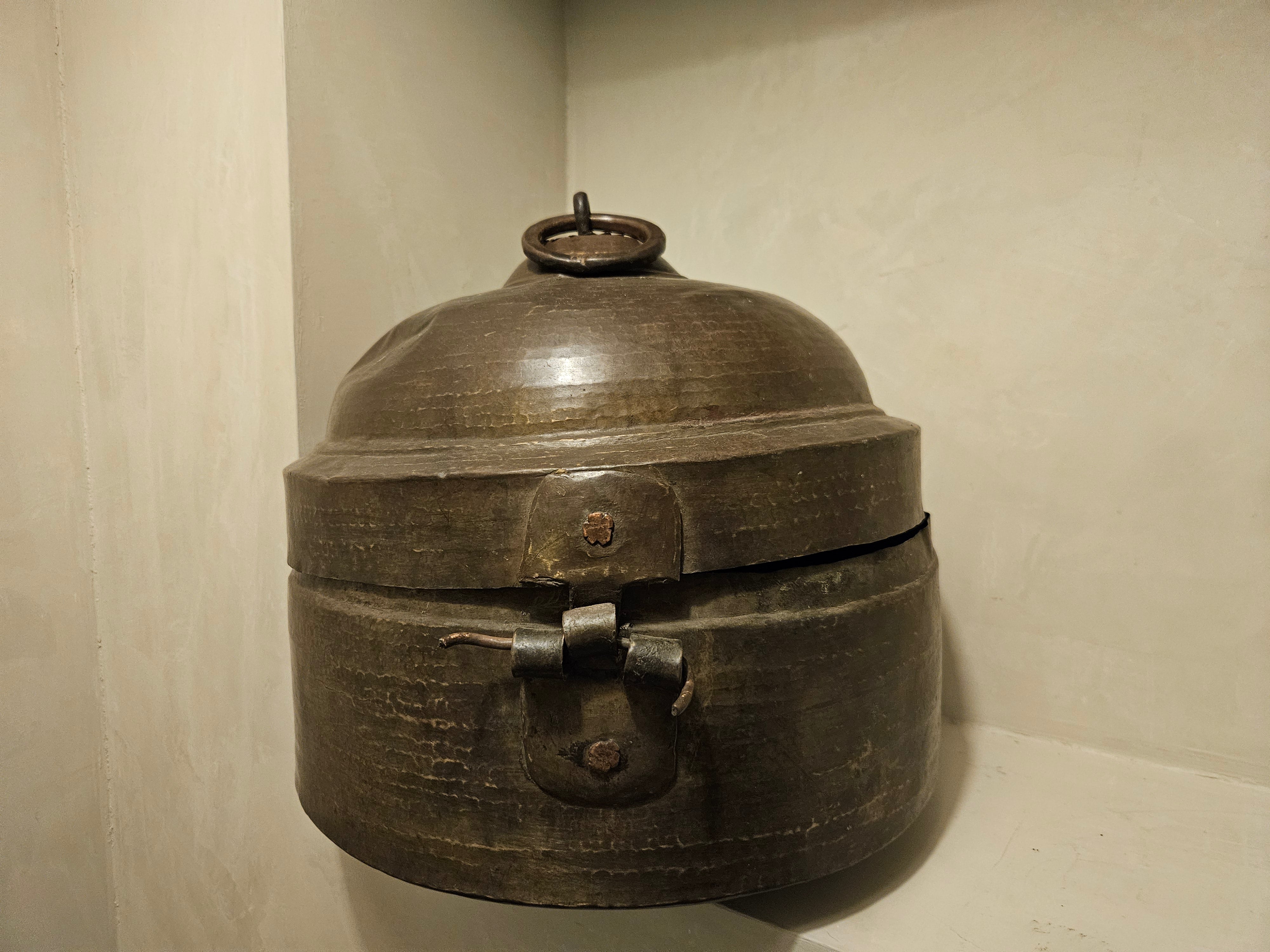 Chapati Box Old Copper
