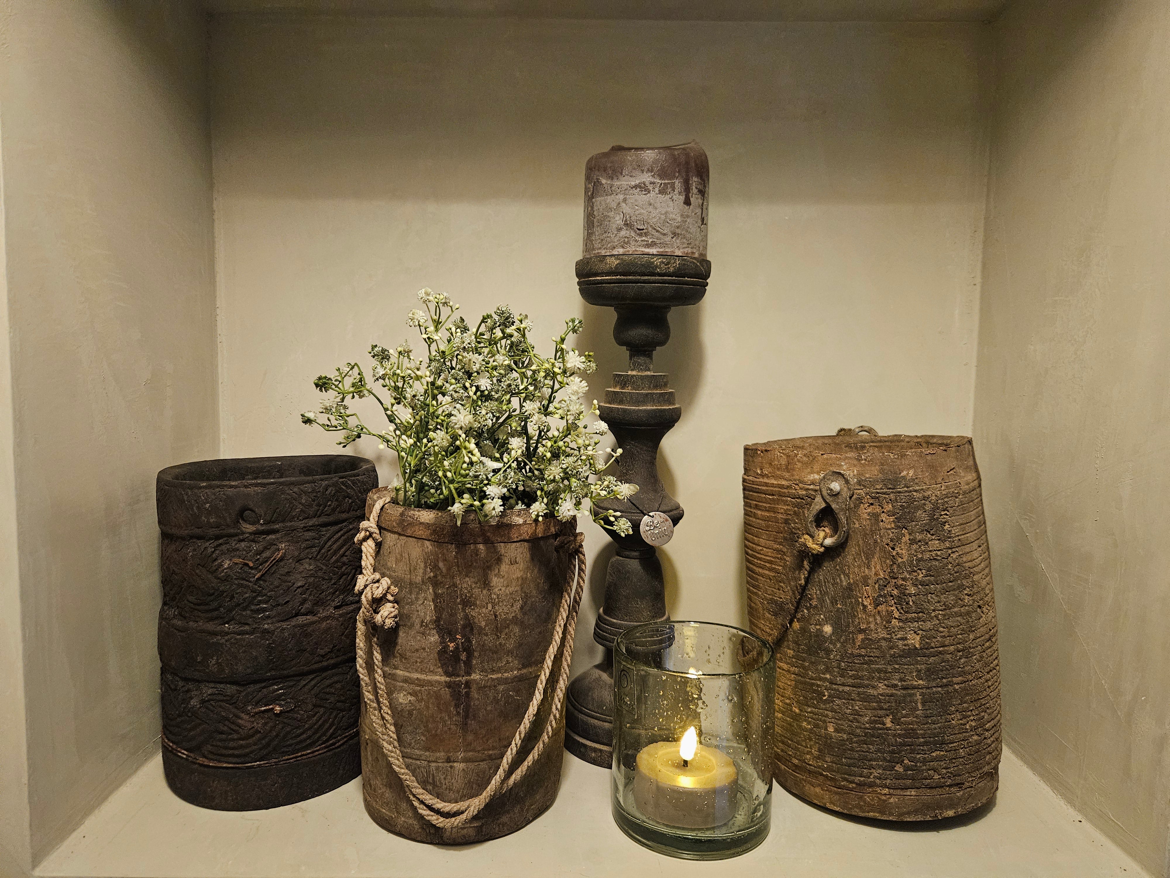 Nepalese pot met koord 5
