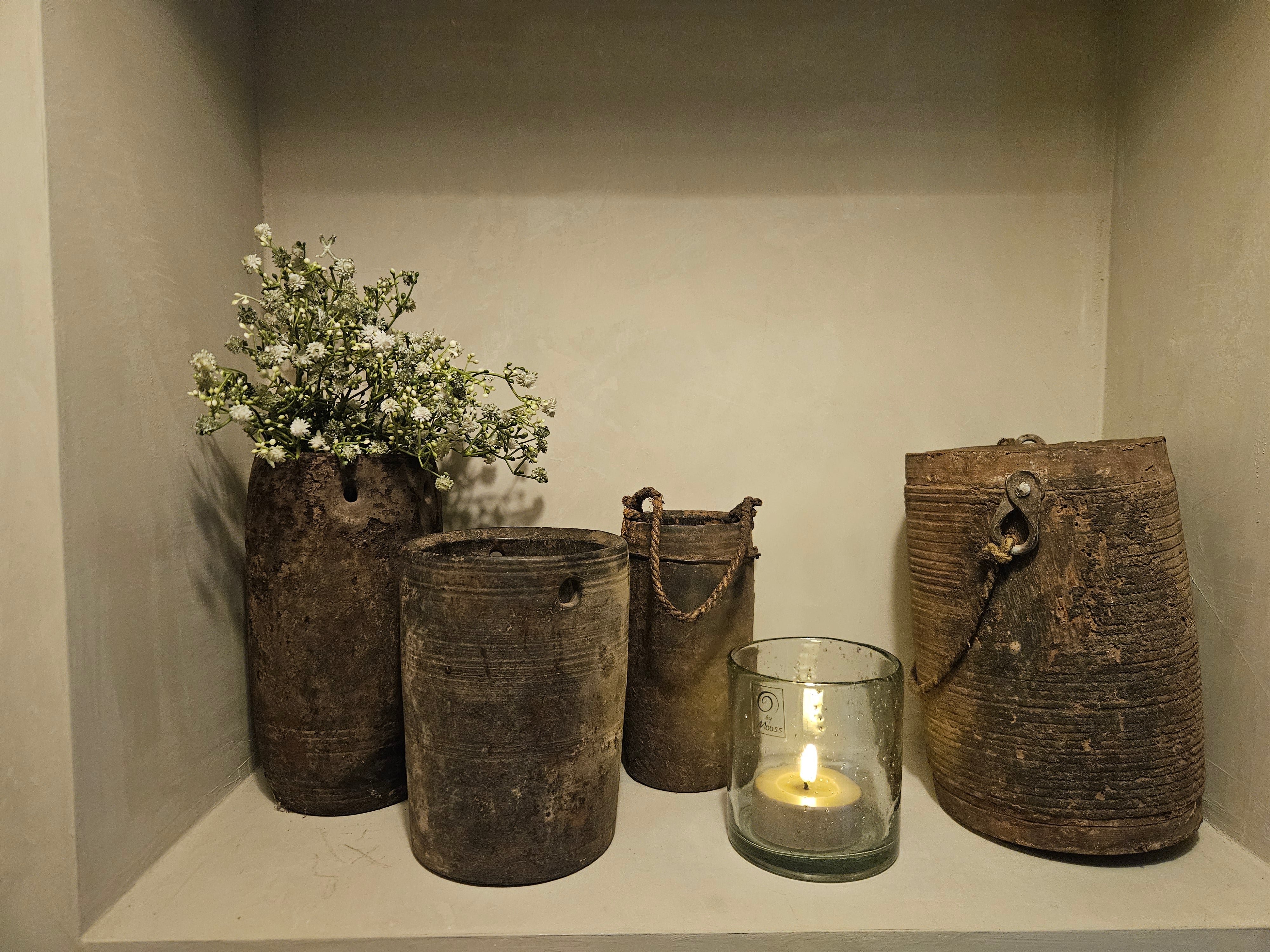 Nepalese pot met koord 6