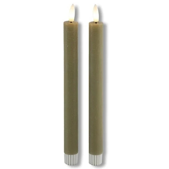 Ledkaarsen Dinerkaarsen Beige