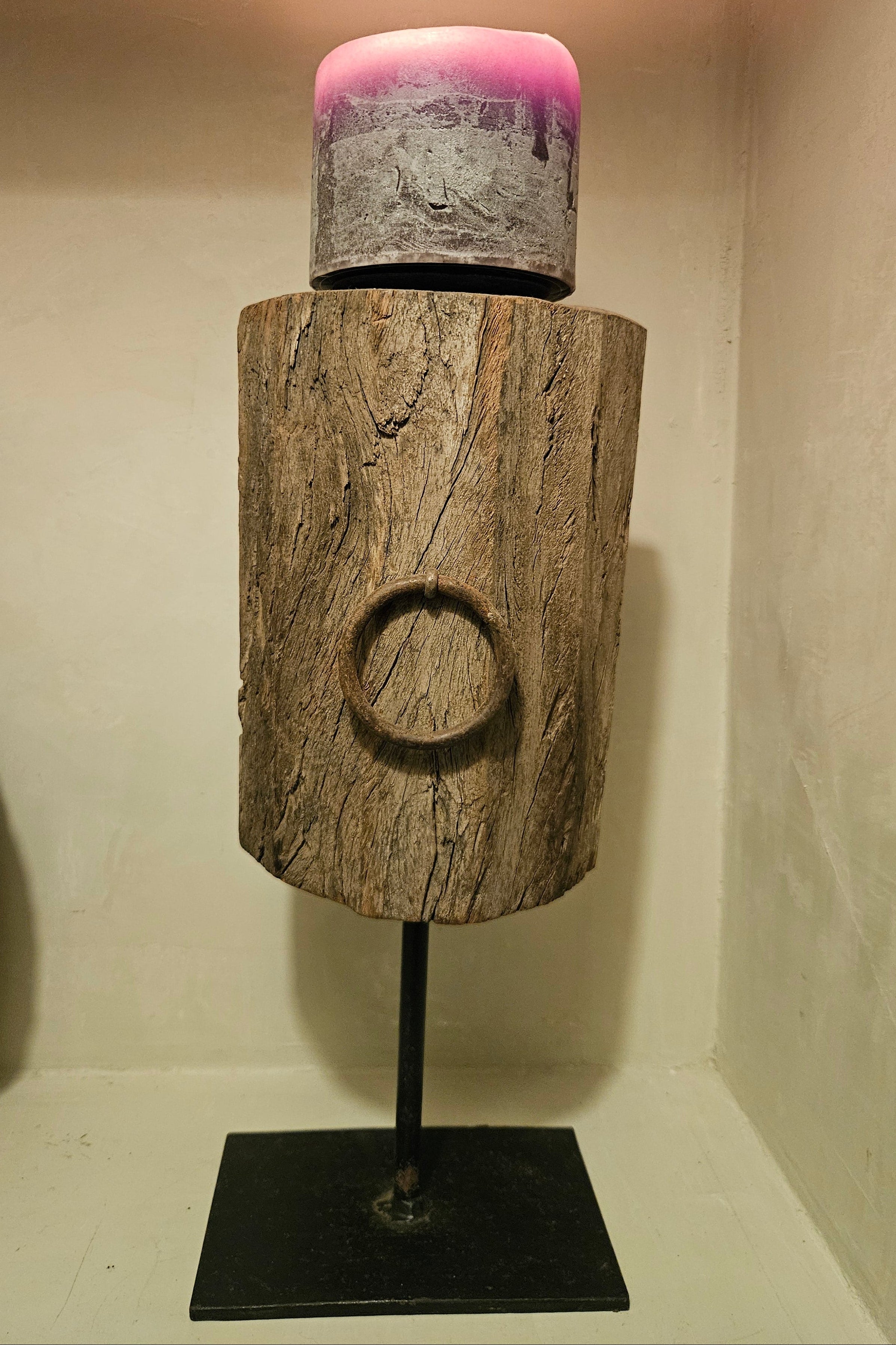 Kandelaar robuust hout
